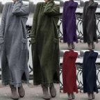 🍂Autumn Promotion 50%💕Loose plus size lace maxi dress