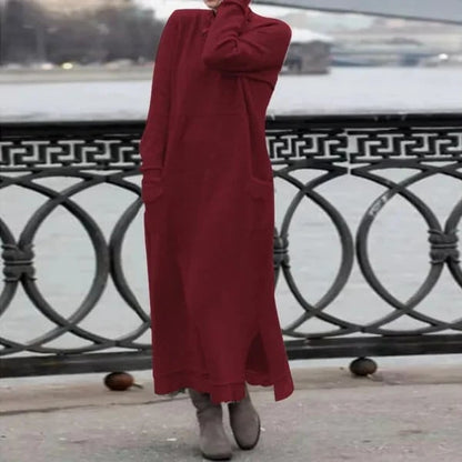 🍂Autumn Promotion 50%💕Loose plus size lace maxi dress