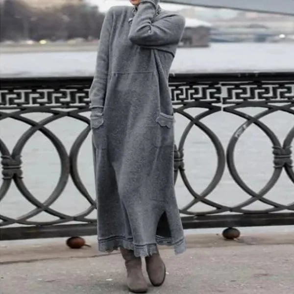 🍂Autumn Promotion 50%💕Loose plus size lace maxi dress