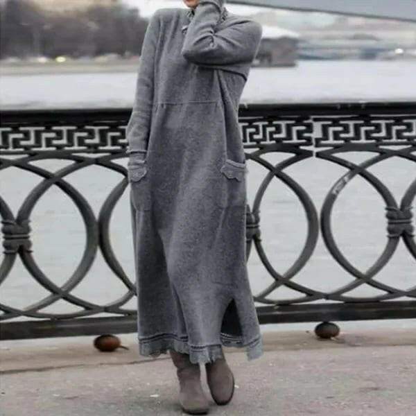 🍂Autumn Promotion 50%💕Loose plus size lace maxi dress