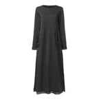 🍂Autumn Promotion 50%💕Loose plus size lace maxi dress