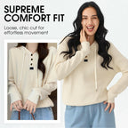 🍂Autumn Promotion 50%💕Women’s Stylish Long Sleeve Hooded Knit Top