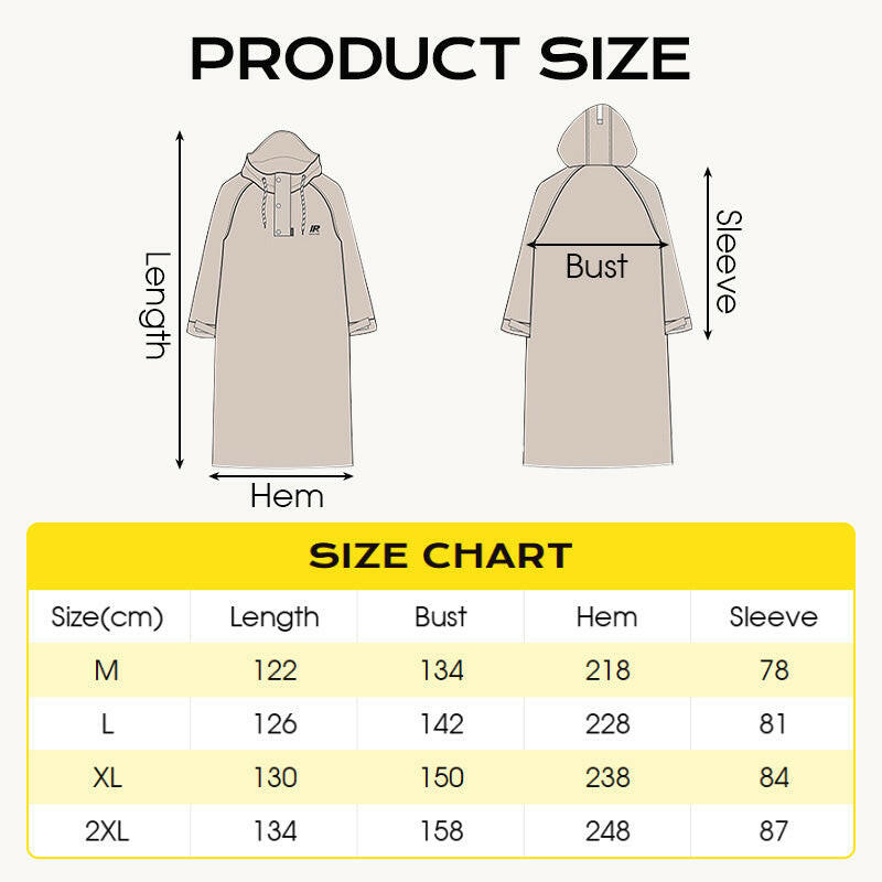 🍂Autumn Promotion 50%💕Full-Length Motorcycle Raincoat