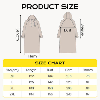 🍂Autumn Promotion 50%💕Full-Length Motorcycle Raincoat