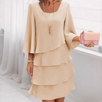 🍂Autumn Promotion 50%💕Women's Tiered Ruffle Dress with Flared Sleeves
