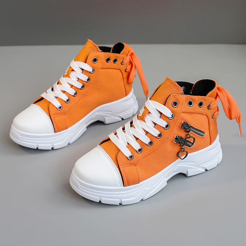 🍂Autumn Promotion 50%💕Women's Casual Chunky-Soled Canvas Shoes