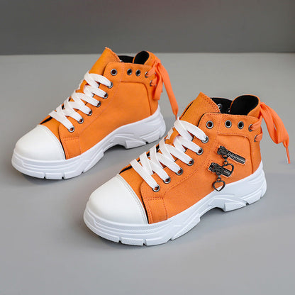 🍂Autumn Promotion 50%💕Women's Casual Chunky-Soled Canvas Shoes
