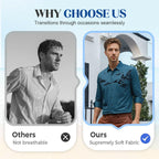 Men’s Classic Oriental Landscape Thermal Shirt