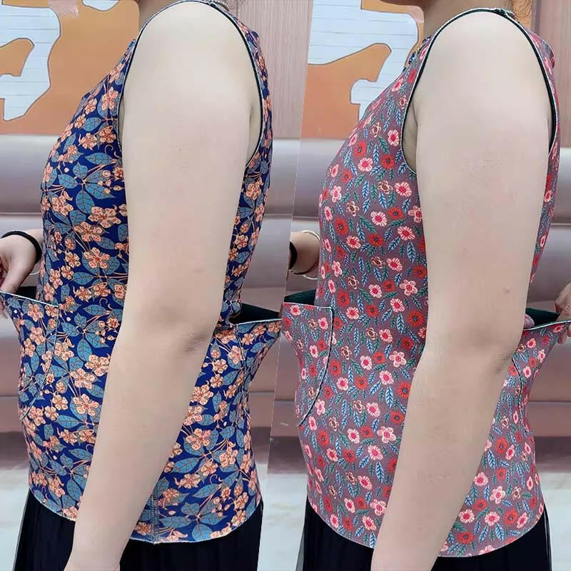 Women's Thermal Slim Fit Vest With Pockets