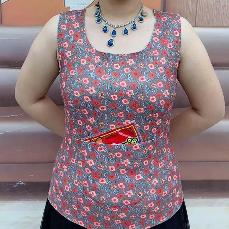 Women's Thermal Slim Fit Vest With Pockets