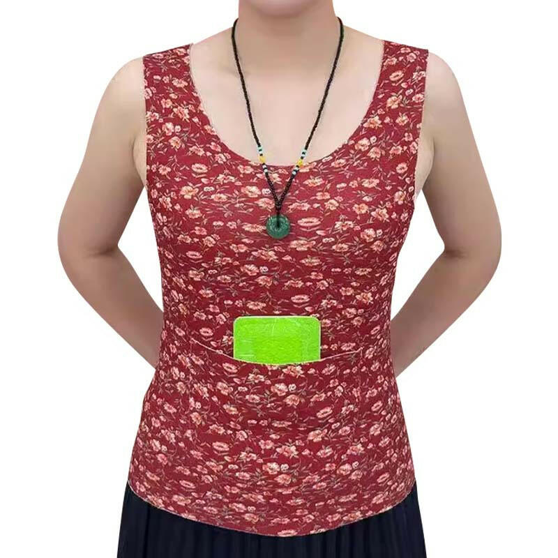 Women's Thermal Slim Fit Vest With Pockets