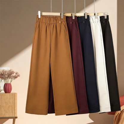 Women’s Casual High-Waist Wide-Leg Pants