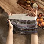 Men's Breathable Geometric Pattern Boxer Briefs