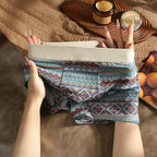 Men's Breathable Geometric Pattern Boxer Briefs