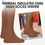 Xinjiang Natural Camel-wool Thermal Insulated Knee High Socks Winter