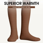 Xinjiang Natural Camel-wool Thermal Insulated Knee High Socks Winter