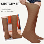 Xinjiang Natural Camel-wool Thermal Insulated Knee High Socks Winter