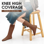 Xinjiang Natural Camel-wool Thermal Insulated Knee High Socks Winter