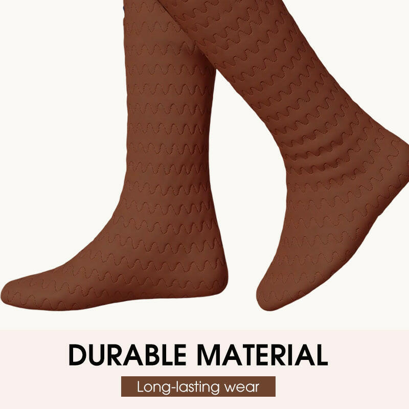 Xinjiang Natural Camel-wool Thermal Insulated Knee High Socks Winter