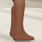 Xinjiang Natural Camel-wool Thermal Insulated Knee High Socks Winter
