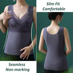 High Stretch Thermal Camisole with Built-in Bra