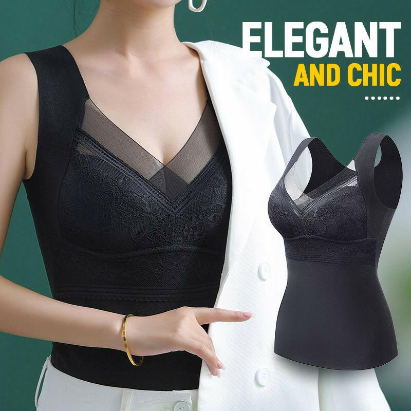 High Stretch Thermal Camisole with Built-in Bra