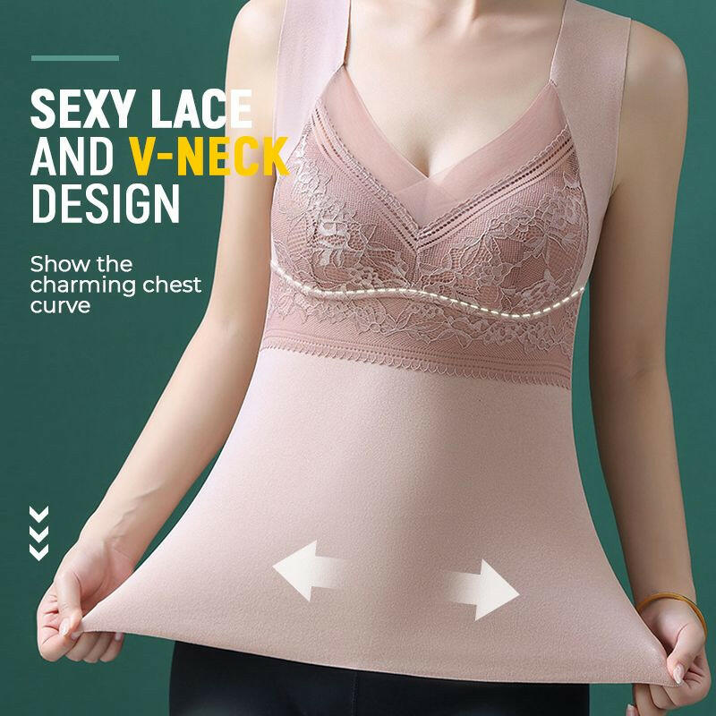 High Stretch Thermal Camisole with Built-in Bra