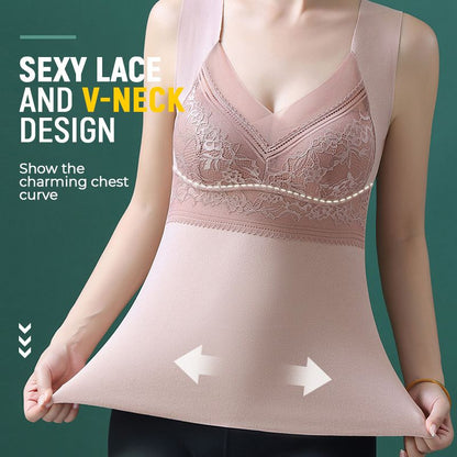 High Stretch Thermal Camisole with Built-in Bra