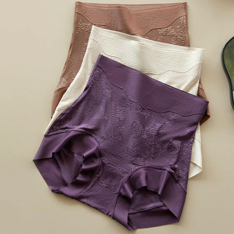 Women's High-Waisted Invisible Tummy-Control Soft Underwear Panties