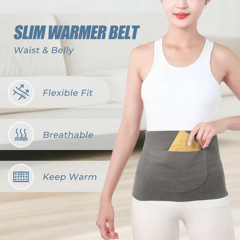 Slim Breathable Waist & Belly Warmer Belt
