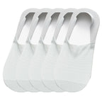 5 Pairs Ice Silk No-Show Socks Set