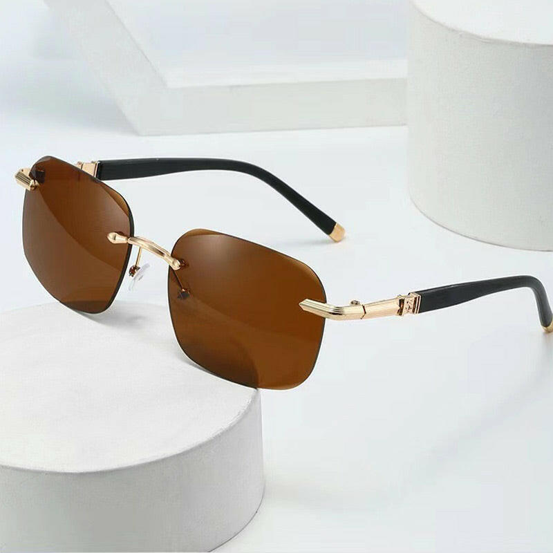 High Definition Rimless Protective Sunglasses