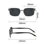 High Definition Rimless Protective Sunglasses