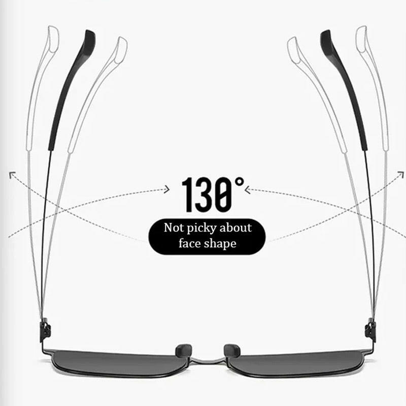 High Definition Rimless Protective Sunglasses