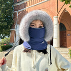 Warm Outdoor Windproof Scarf Hat