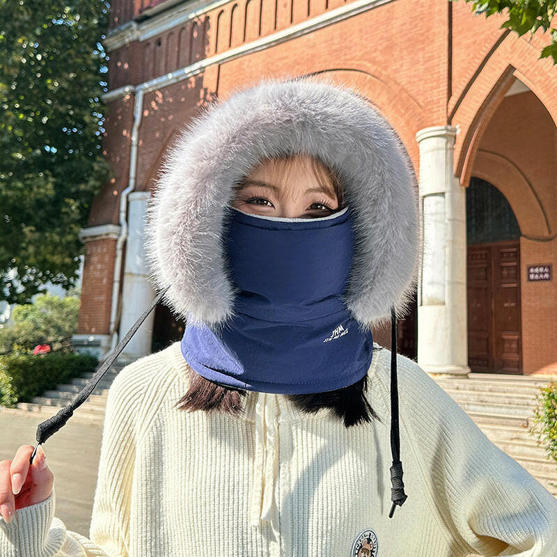 Warm Outdoor Windproof Scarf Hat