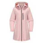 Women’s Casual Waterproof Hooded Mid-Length Jacket