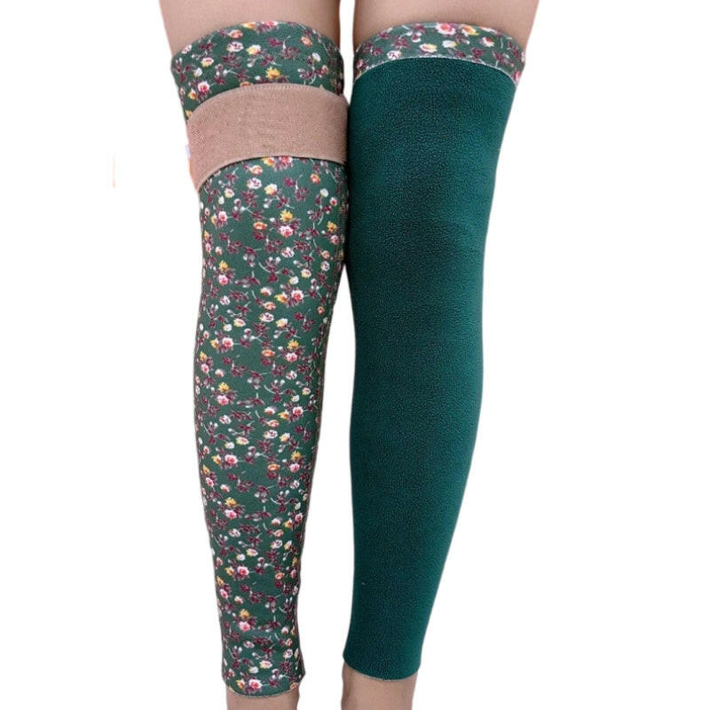 Thick Thermal Printed Anti-Slip Knee Warmers