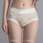 Women's Hygienic Mid-Rise Lace Panties