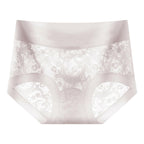 Women's Hygienic Mid-Rise Lace Panties