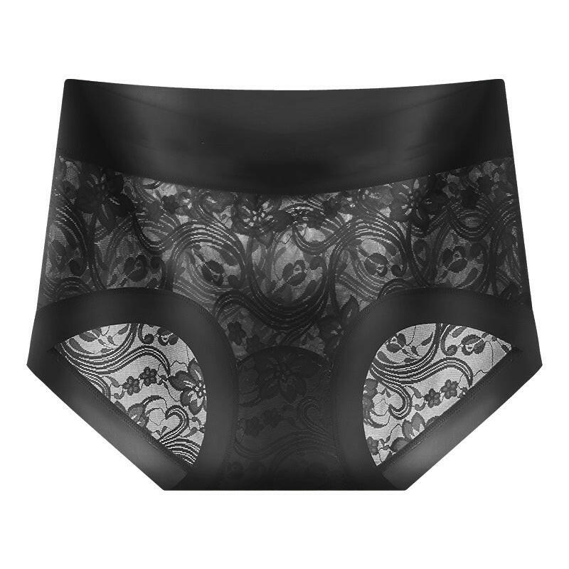 Women's Hygienic Mid-Rise Lace Panties