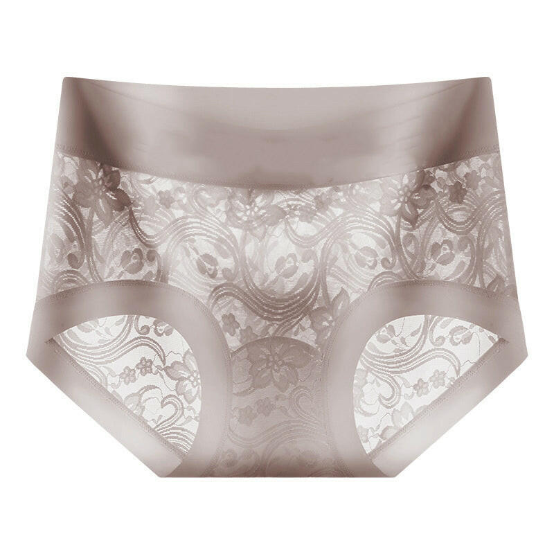 Women's Hygienic Mid-Rise Lace Panties