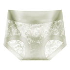 Women's Hygienic Mid-Rise Lace Panties