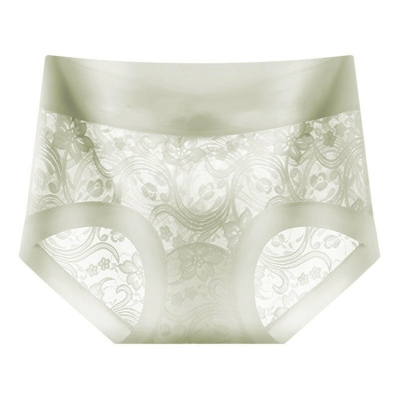 Women's Hygienic Mid-Rise Lace Panties
