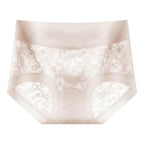 Women's Hygienic Mid-Rise Lace Panties