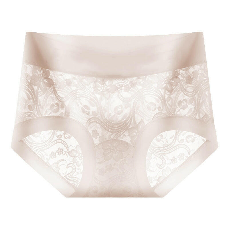 Women's Hygienic Mid-Rise Lace Panties