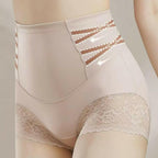 High Waisted Tummy Tuck Lace Shaping Panties