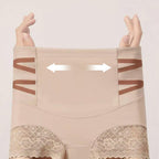 High Waisted Tummy Tuck Lace Shaping Panties