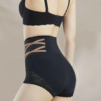 High Waisted Tummy Tuck Lace Shaping Panties