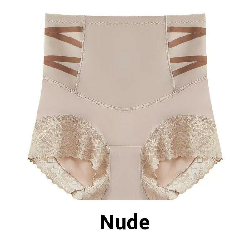 High Waisted Tummy Tuck Lace Shaping Panties